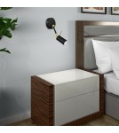 Cantilever wall lamps - Milagro Wall lamp IRIS Black/Gold 1x mini GU10 MLP7269 - product 3