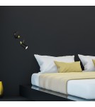 Cantilever wall lamps - Milagro Wall lamp IRIS Black/Gold 1x mini GU10 MLP7269 - product 6