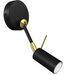 Cantilever wall lamps - Milagro Wall lamp IRIS Black/Gold 1x mini GU10 MLP7269 - product 7