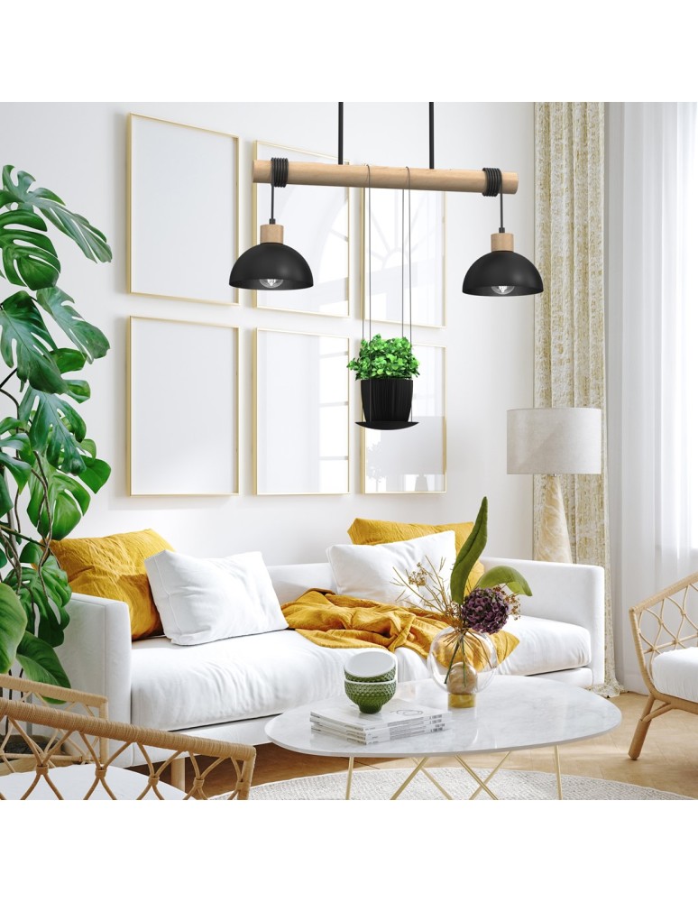 Pendant lamps - Milagro PIANTA 2xE27 pendant lamp MLP7998 - product kolory-swiatla.pl 4