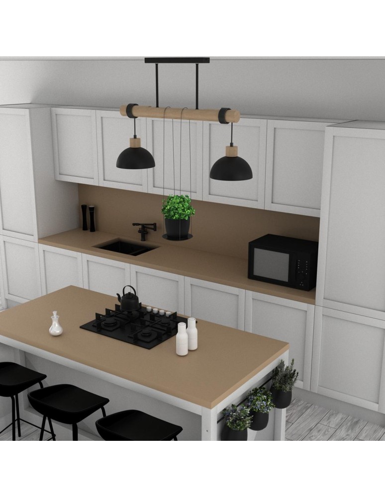 Pendant lamps - Milagro PIANTA 2xE27 pendant lamp MLP7998 - product kolory-swiatla.pl 5