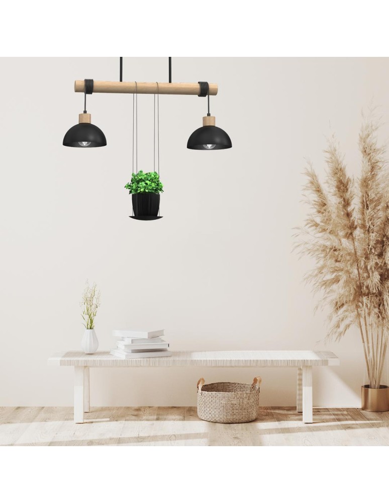 Pendant lamps - Milagro PIANTA 2xE27 pendant lamp MLP7998 - product kolory-swiatla.pl 9