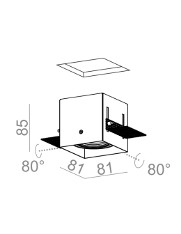 Aqform SQUARES 50x1 trimless 230V drain 37011-0000-U8-PH - product 2