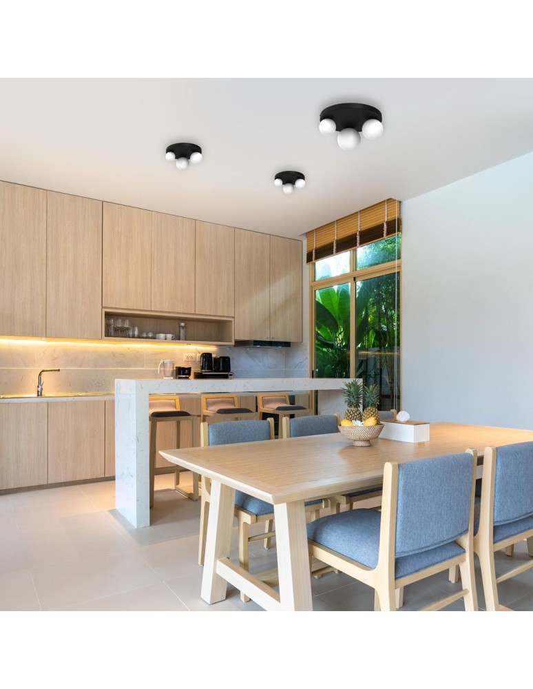 Ceiling lamps spheres - Milagro BIBIONE 3xG9 ceiling lamp MLP8390 - product kolory-swiatla.pl 4