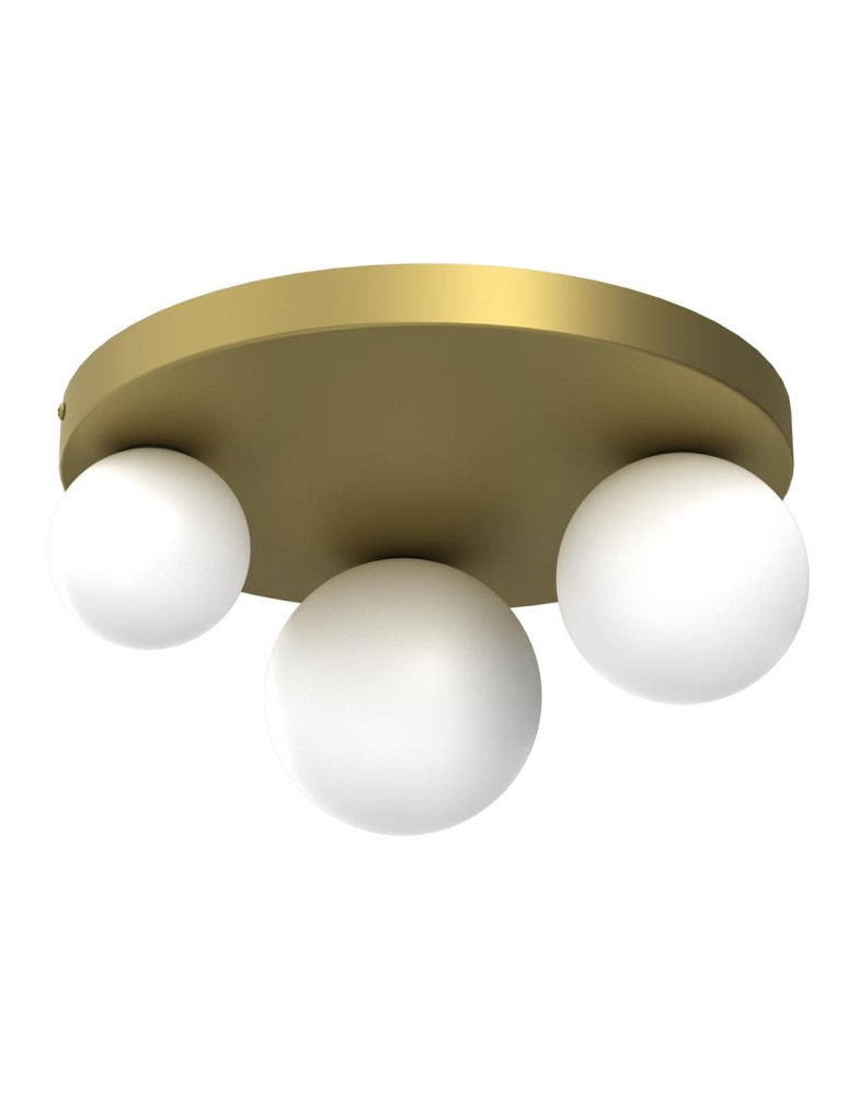 Ceiling lamps spheres - Milagro BIBIONE GOLD 3xG9 MLP8395 ceiling lamp. - product kolory-swiatla.pl 1