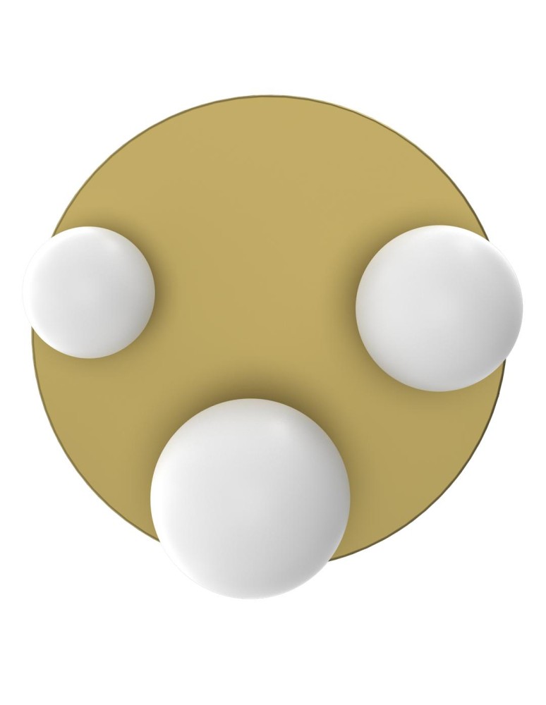 Ceiling lamps spheres - Milagro BIBIONE GOLD 3xG9 MLP8395 ceiling lamp. - product kolory-swiatla.pl 2