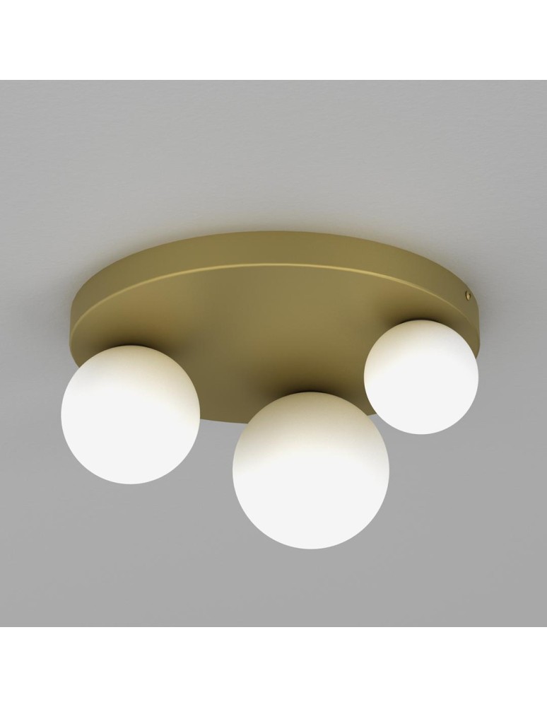 Ceiling lamps spheres - Milagro BIBIONE GOLD 3xG9 MLP8395 ceiling lamp. - product kolory-swiatla.pl 3