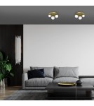 Ceiling lamps spheres - Milagro BIBIONE GOLD 3xG9 MLP8395 ceiling lamp. - product 5