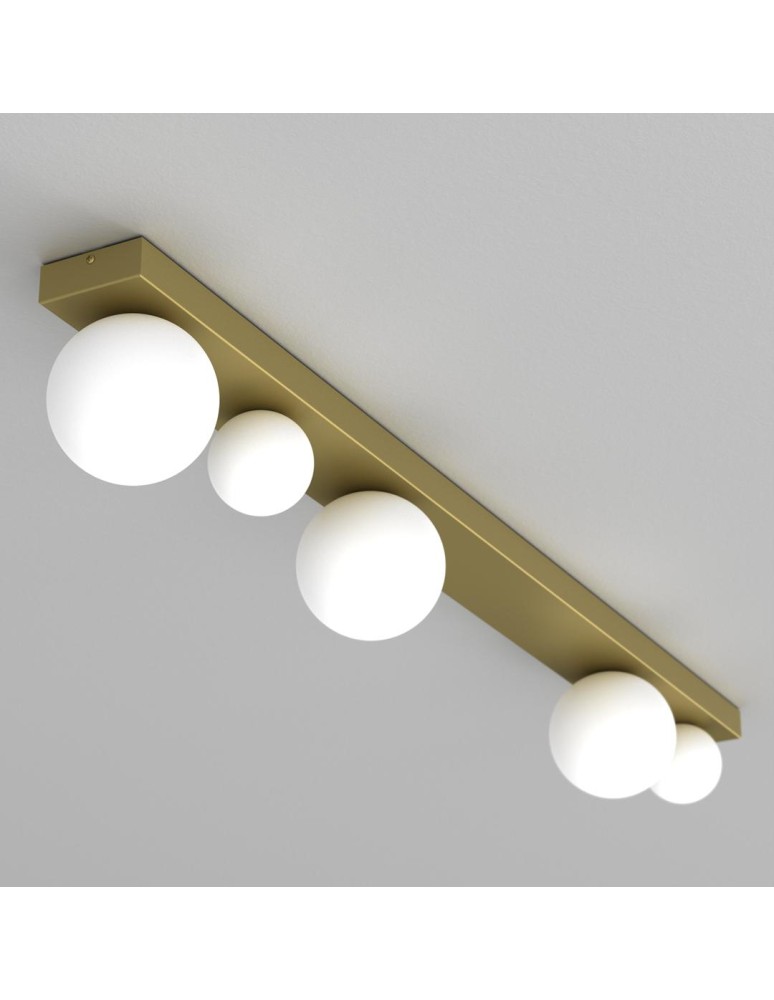 Ceiling lamps spheres - Milagro BIBIONE GOLD 5xG9 MLP8398 ceiling lamp. - product kolory-swiatla.pl 3