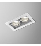 Square flush-mounted lamps - Aqform SQUARES 50x2 230V drain 36812-0000-U8-PH - product 1