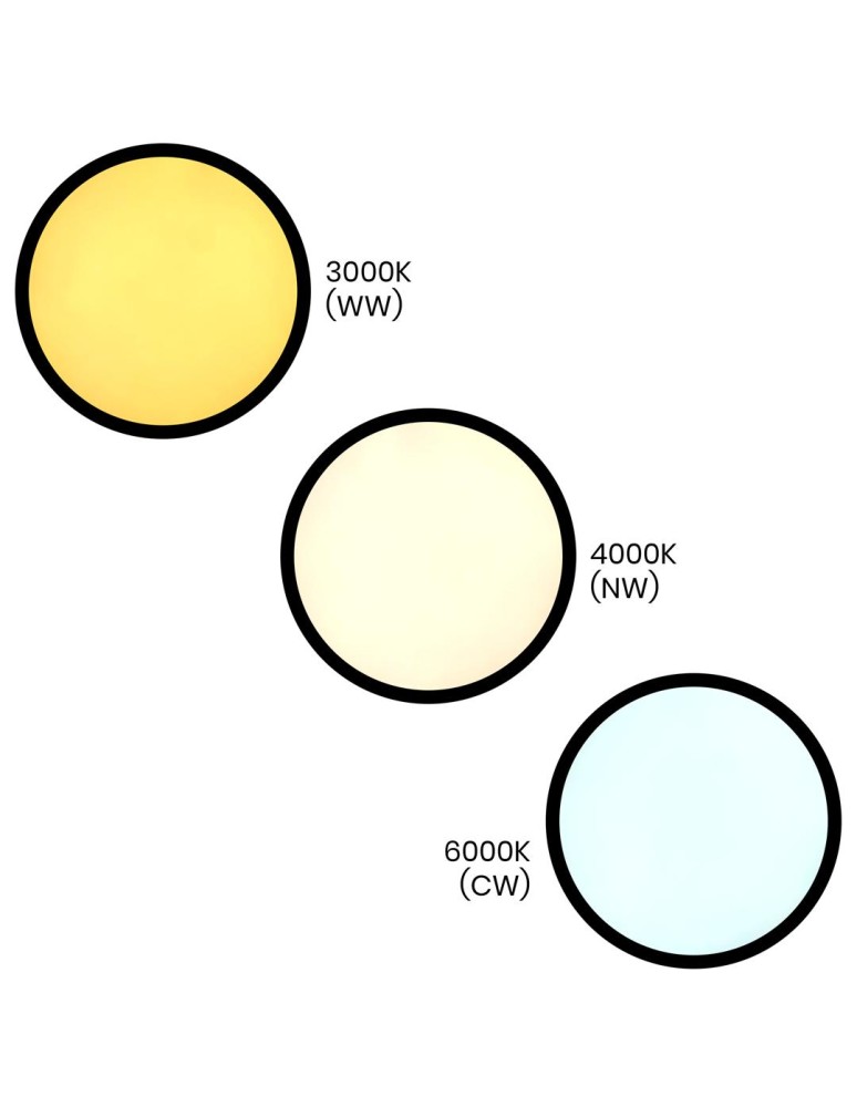 LED Plafonds - Milagro Plafond MAQ 24W 3CCT Black ML0439 - product kolory-swiatla.pl 2
