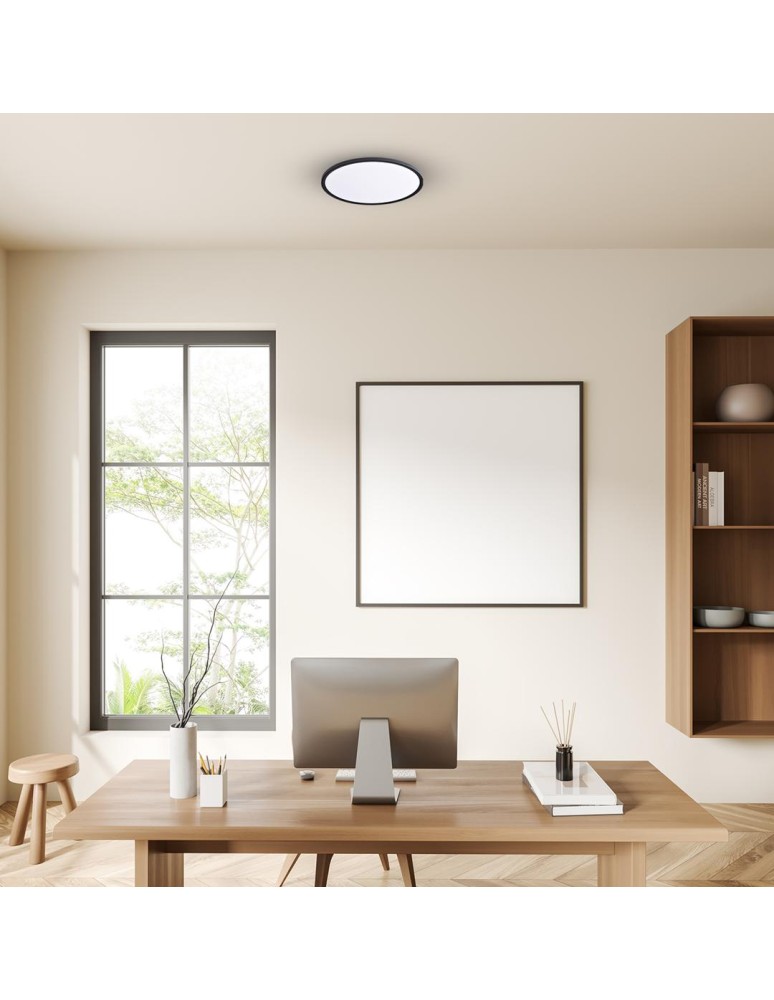 LED Plafonds - Milagro Plafond MAQ 32W 3CCT Black ML0440 - product kolory-swiatla.pl 5