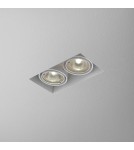 Frameless flush-mounted lamps - trimless - Aqform SQUARES 50x2 trimless 230V Inlet 37012-0000-U8-PH - product 1
