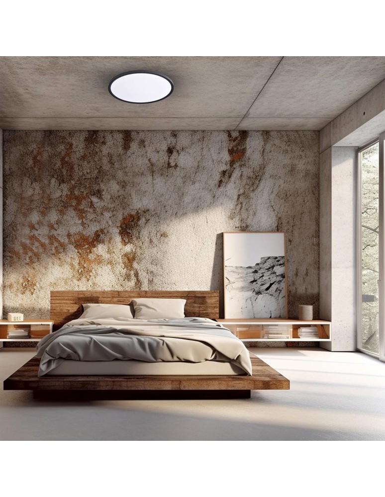 LED Plafonds - Milagro Plafond MAQ 50W 3CCT Black ML0442 - product kolory-swiatla.pl 5