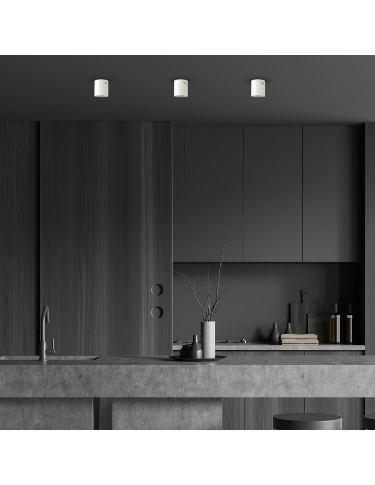 Round ceiling luminaires - Milagro Spot George 1xE27 White ML0479 - product kolory-swiatla.pl 3