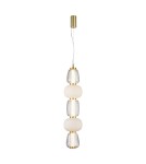 Designer pendant lamps - Milagro CARO GOLD 40W LED pendant lamp ML0361 - product 1