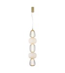 Designer pendant lamps - Milagro CARO GOLD 40W LED pendant lamp ML0361 - product 6