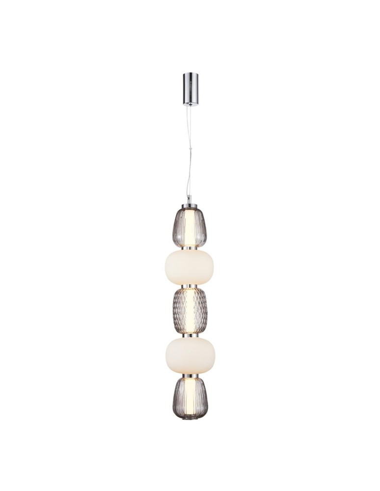Designer pendant lamps - Milagro CARO SMOKED 40W LED pendant lamp ML0362 - product kolory-swiatla.pl 1