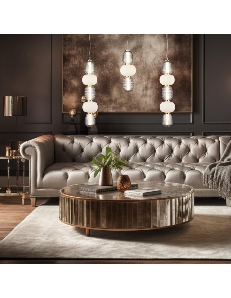 Designer pendant lamps - Milagro CARO SMOKED 40W LED pendant lamp ML0362 - product kolory-swiatla.pl 4