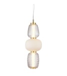 Designer pendant lamps - Milagro CARO GOLD 28W LED pendant lamp ML0363 - product 2