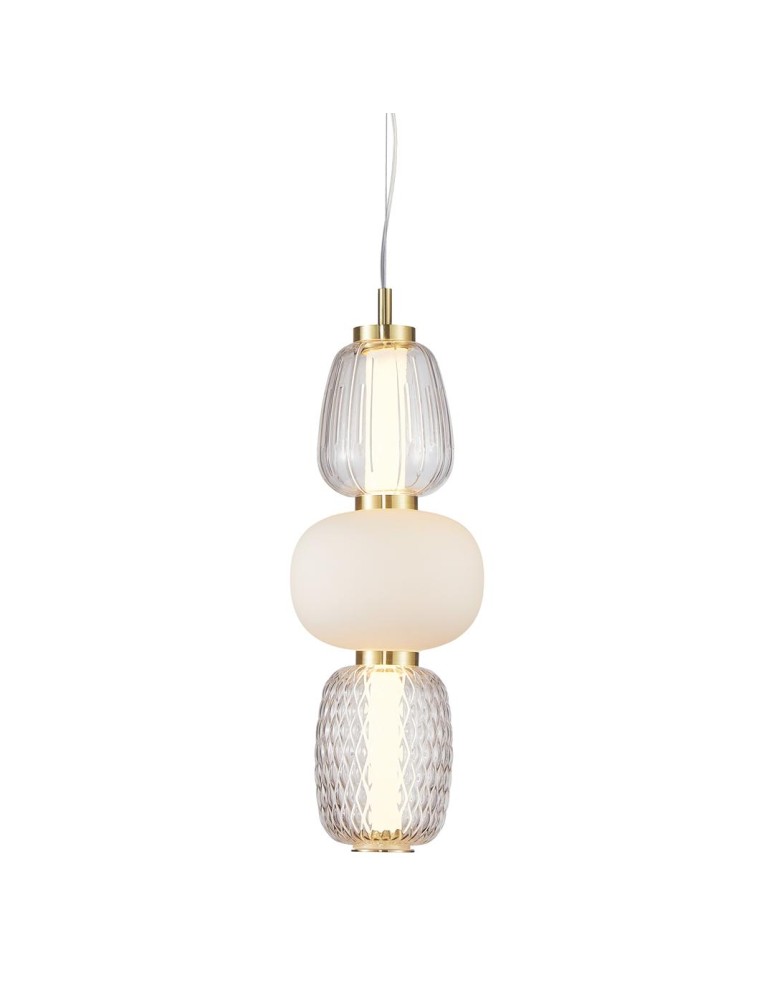 Designer pendant lamps - Milagro CARO GOLD 28W LED pendant lamp ML0363 - product kolory-swiatla.pl 2