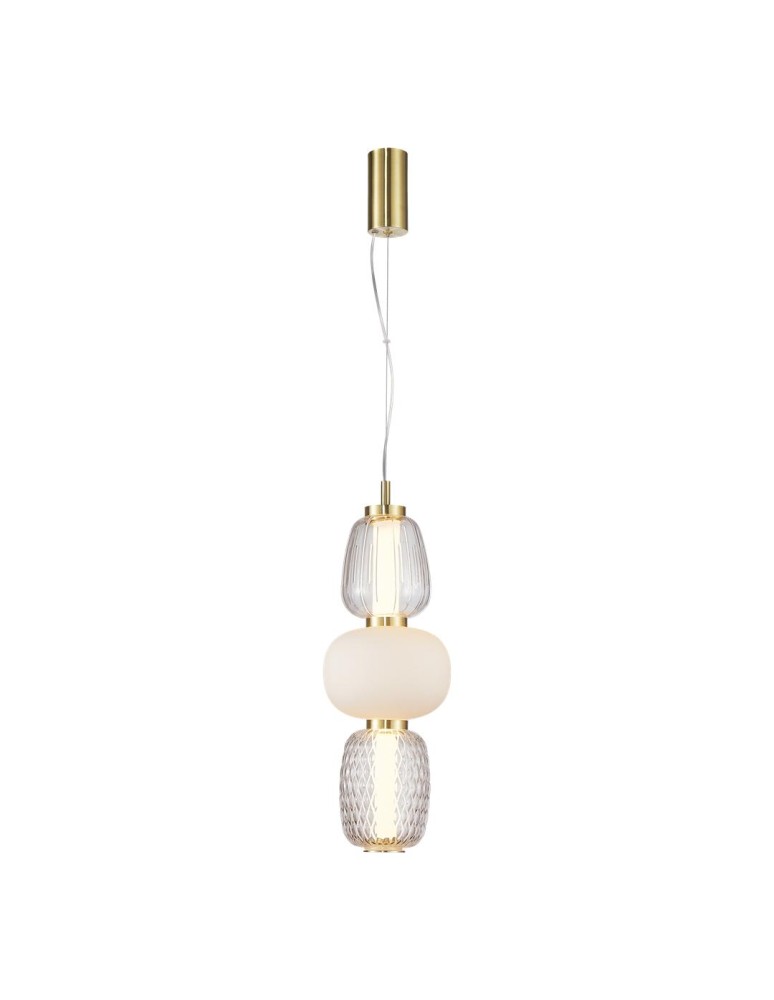 Designer pendant lamps - Milagro CARO GOLD 28W LED pendant lamp ML0363 - product kolory-swiatla.pl 6