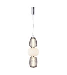 Designer pendant lamps - Milagro CARO SMOKED 28W LED pendant lamp ML0364 - product 1