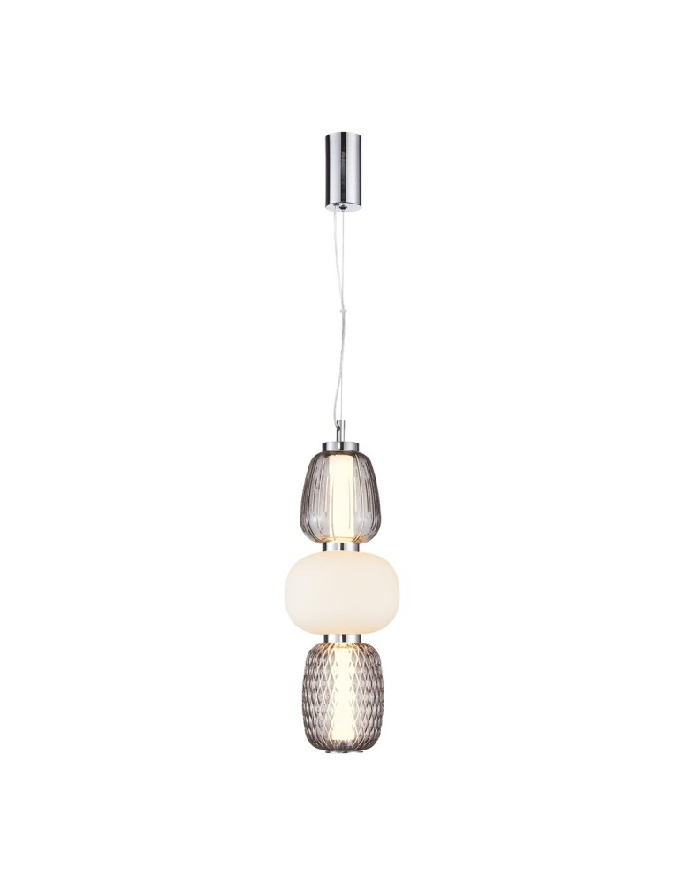 Designer pendant lamps - Milagro CARO SMOKED 28W LED pendant lamp ML0364 - product kolory-swiatla.pl 1