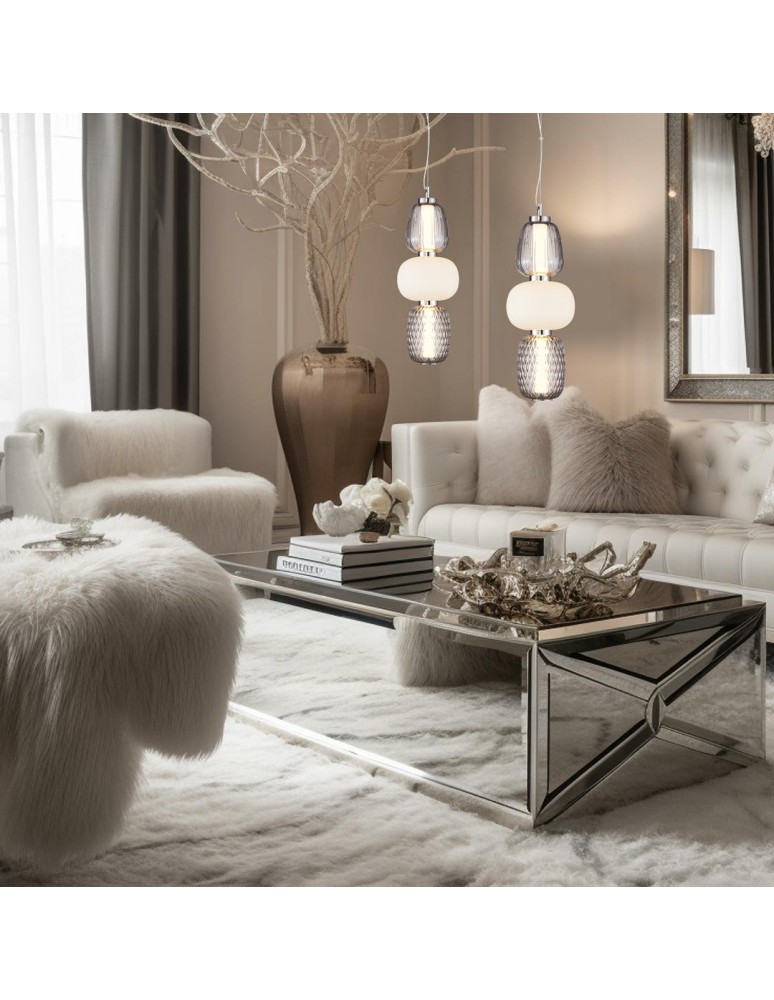 Designer pendant lamps - Milagro CARO SMOKED 28W LED pendant lamp ML0364 - product kolory-swiatla.pl 3