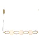 Designer pendant lamps - Milagro CARO GOLD 42W LED pendant lamp ML0365 - product 1