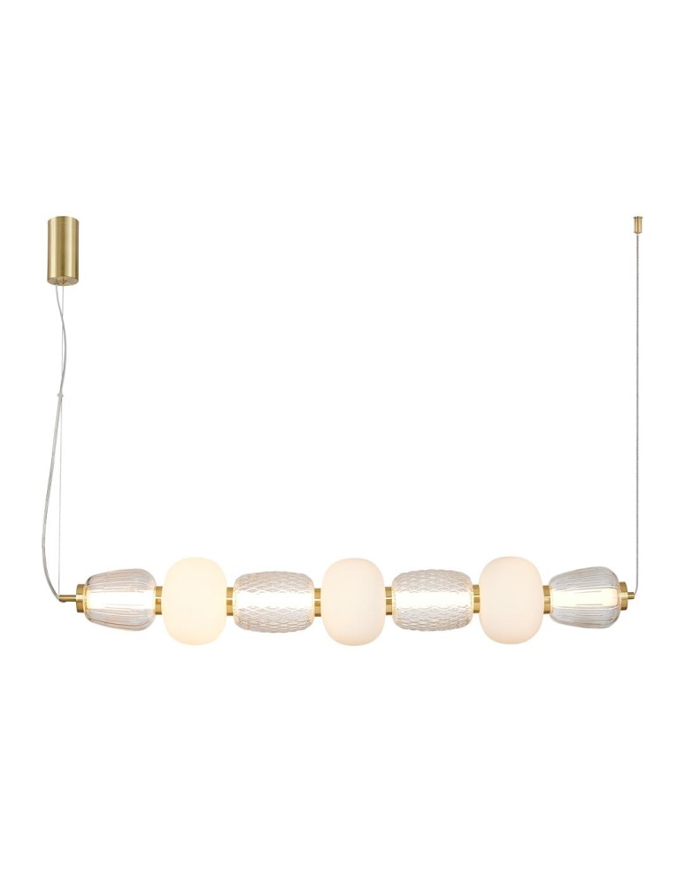 Designer pendant lamps - Milagro CARO GOLD 42W LED pendant lamp ML0365 - product kolory-swiatla.pl 1