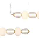 Designer pendant lamps - Milagro CARO GOLD 42W LED pendant lamp ML0365 - product 2