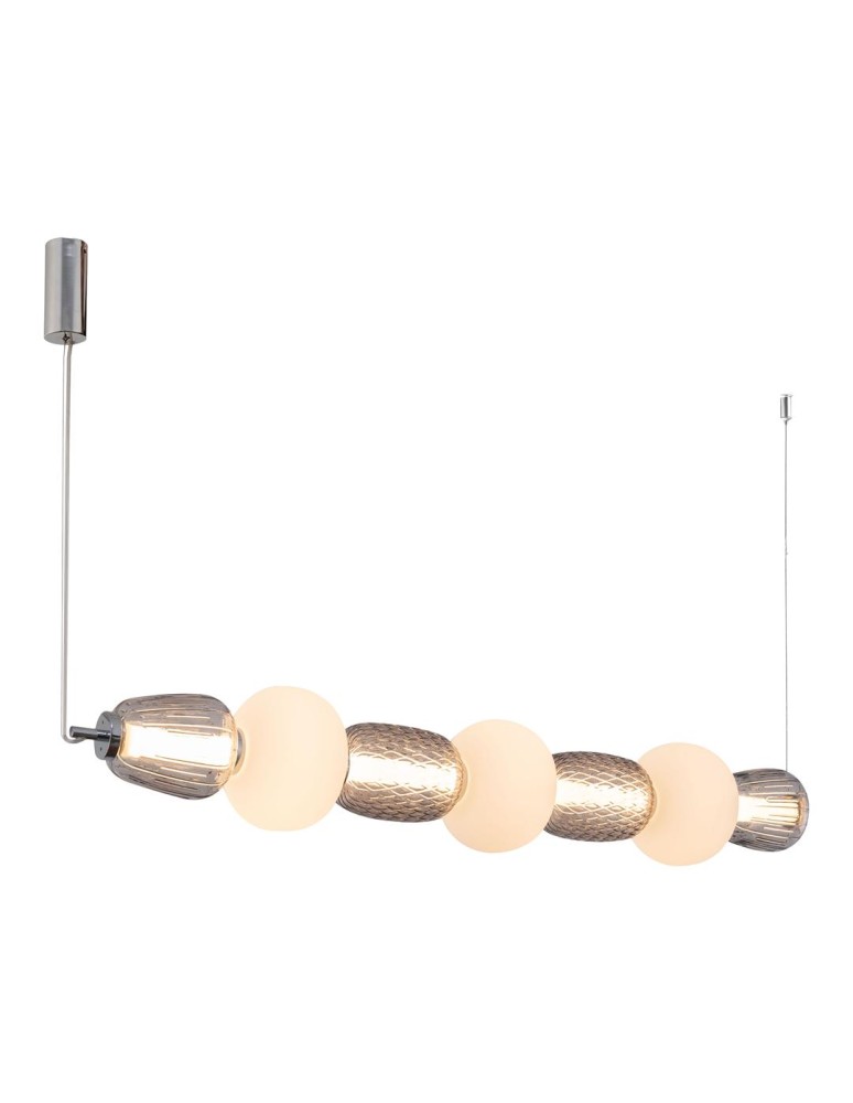 Designer pendant lamps - Milagro CARO SMOKED 42W LED pendant lamp ML0366 - product kolory-swiatla.pl 1