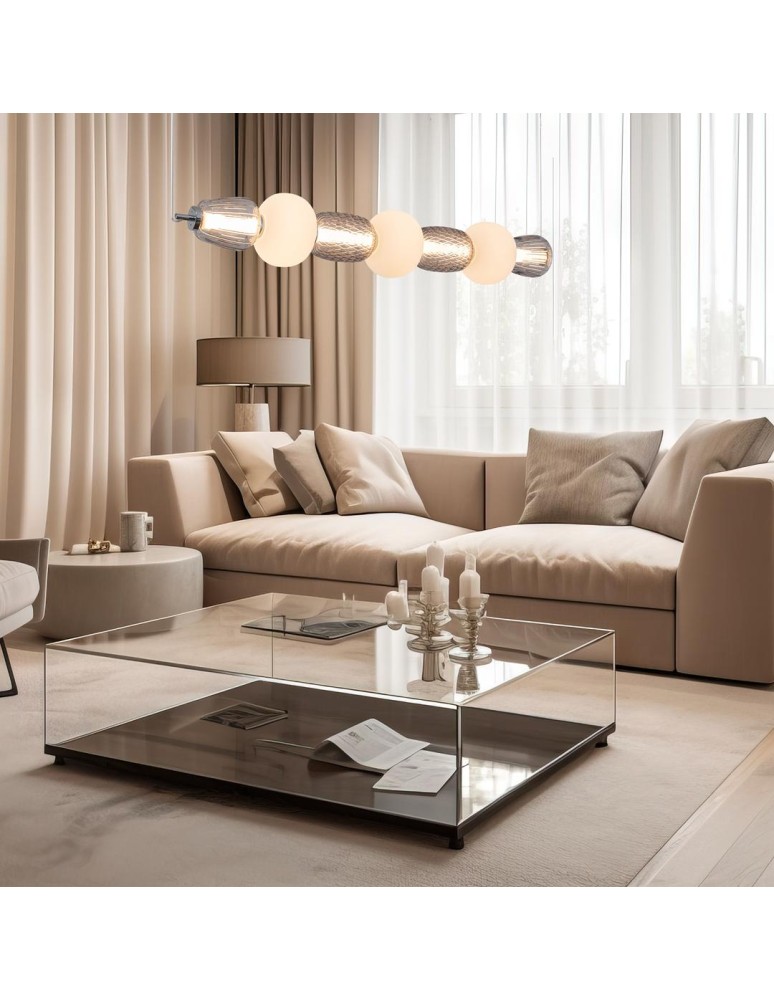 Designer pendant lamps - Milagro CARO SMOKED 42W LED pendant lamp ML0366 - product kolory-swiatla.pl 3