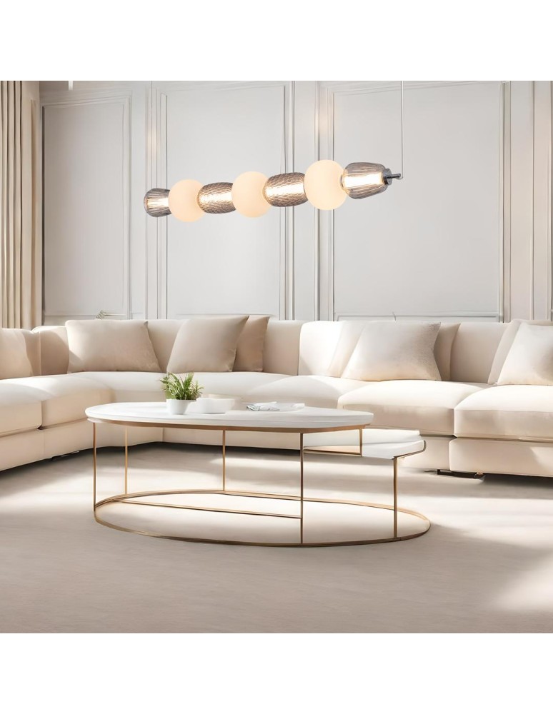 Designer pendant lamps - Milagro CARO SMOKED 42W LED pendant lamp ML0366 - product kolory-swiatla.pl 4