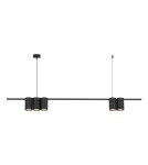 Pendant lamps over the island - Milagro Pendant lamp (strip) GENESIS BLACK 5xGU10 ML0367 - product 1