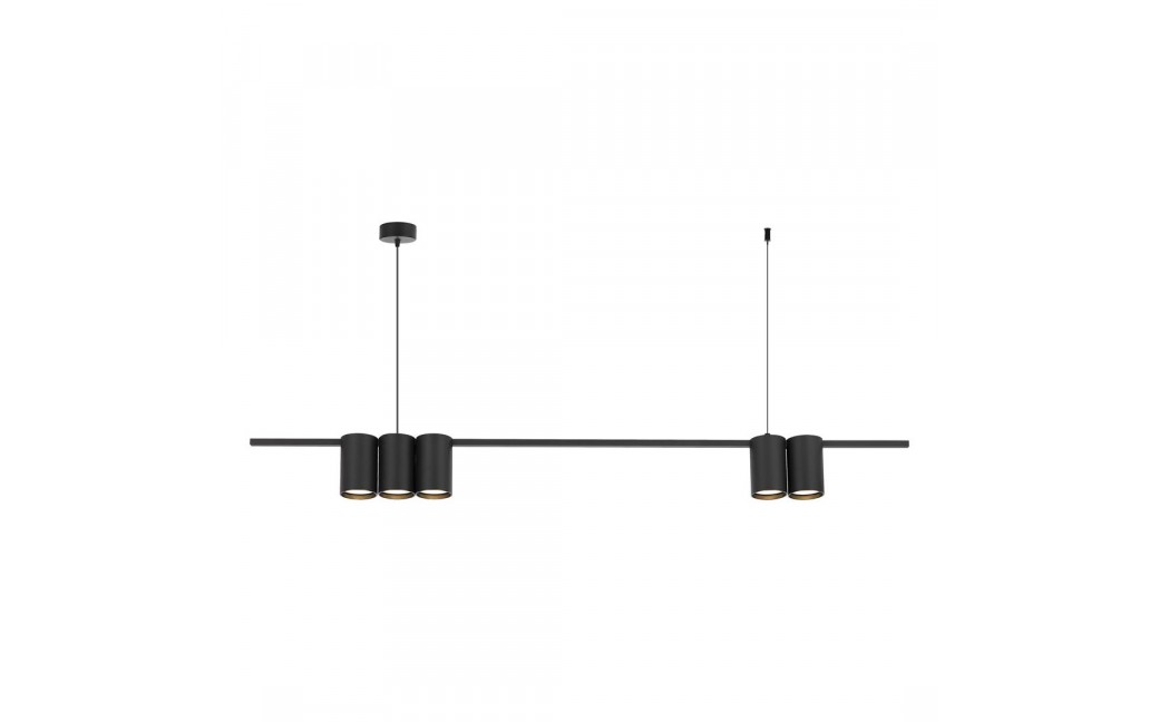 Milagro Lampa wisząca (listwa) GENESIS BLACK 5xGU10 ML0367