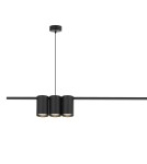 Pendant lamps over the island - Milagro Pendant lamp (strip) GENESIS BLACK 5xGU10 ML0367 - product 2
