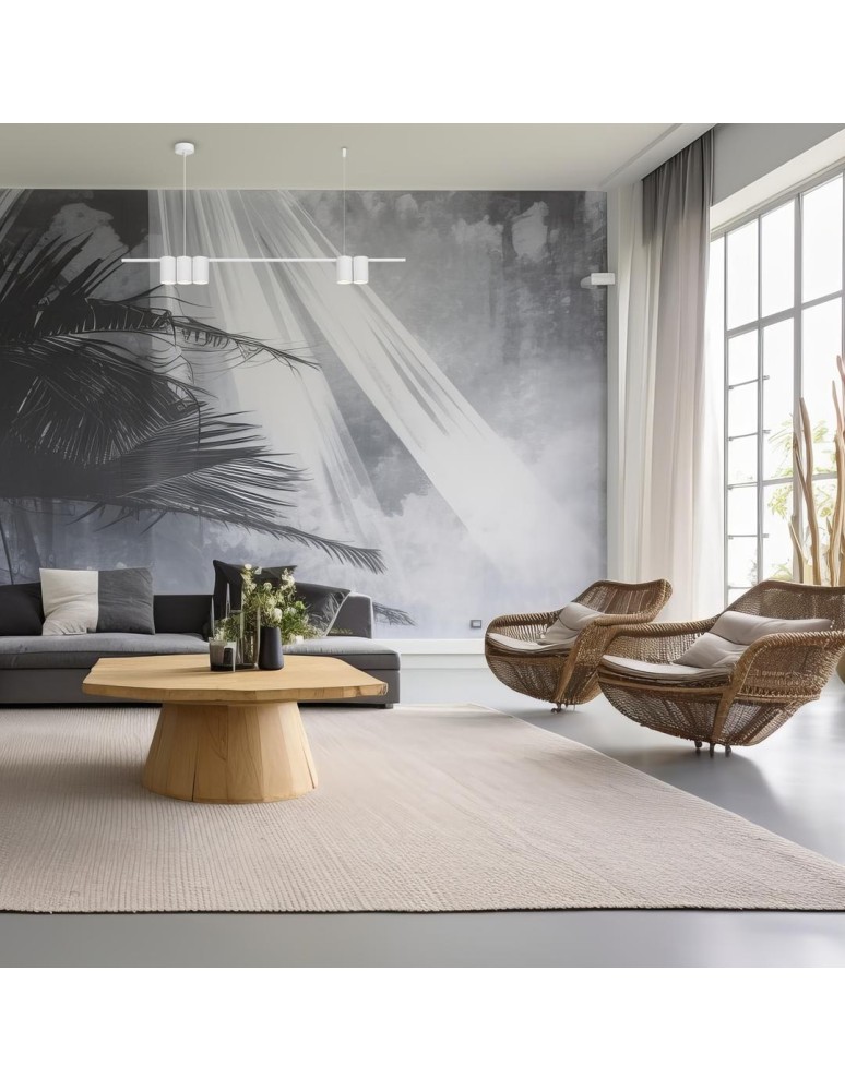 Pendant lamps over the island - Milagro Pendant lamp (strip) GENESIS WHITE 5xGU10 ML0368 - product kolory-swiatla.pl 3