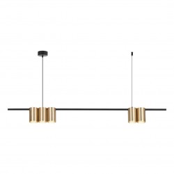 Milagro Lampa wisząca (listwa) GENESIS BLACK GOLD 5xGU10 ML0369