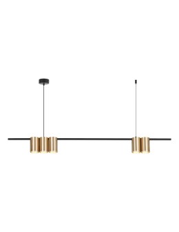 Milagro Pendant lamp (strip) GENESIS BLACK GOLD 5xGU10 ML0369