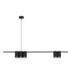 Pendant lamps over the island - Milagro Pendant lamp (strip) GENESIS BLACK 7xGU10 ML0370 - product 2