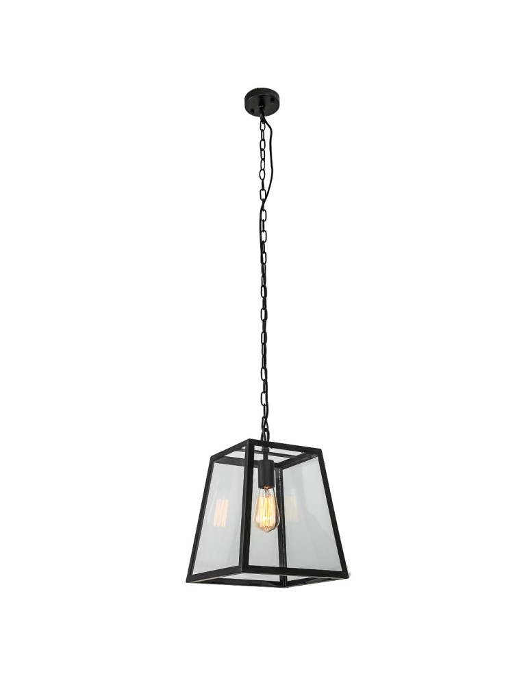 Loft pendant lamps - ITALUX Laverno Pendant 1xE27 MD-102821-1-B - product kolory-swiatla.pl 2