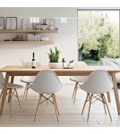 Pendant lamps over the island - Milagro Pendant lamp (strip) GENESIS WHITE 7xGU10 ML0371 - product 3