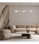 Pendant lamps over the island - Milagro Pendant lamp (strip) GENESIS WHITE 7xGU10 ML0371 - product 4