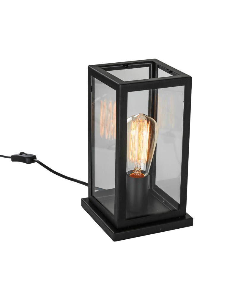 Lampy stołowe loftowe - industrialne - ITALUX Laverno Biurkowa 1xE27 MT-202621-1-B - produkt kolory-swiatla.pl 1