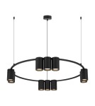 Pendant lamps circles - Milagro Pendant lamp (circle) GENESIS BLACK 10xGU10 ML0373 - product 1