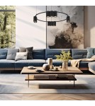 Pendant lamps circles - Milagro Pendant lamp (circle) GENESIS BLACK 10xGU10 ML0373 - product 4