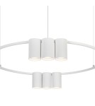 Pendant lamps circles - Milagro Pendant lamp (circle) GENESIS WHITE 10xGU10 ML0374 - product 2