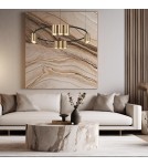 Pendant lamps circles - Milagro Pendant lamp (circle) GENESIS BLACK GOLD 10xGU10 ML0375. - product 3